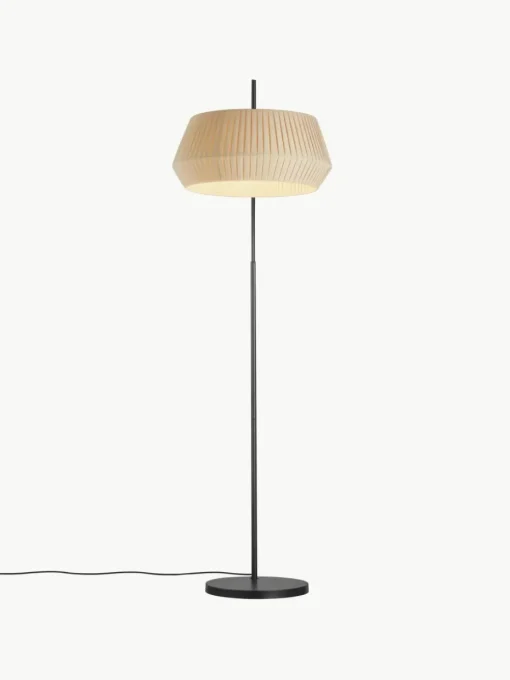 Grote booglamp Dicte van geplooide stof