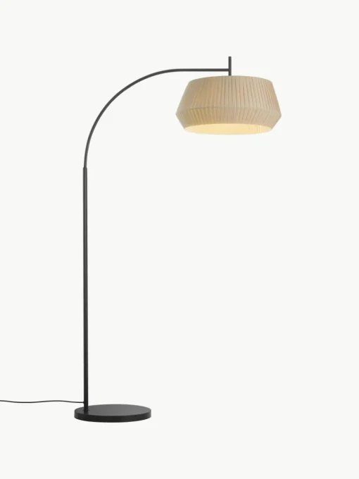 Grote booglamp Dicte van geplooide stof
