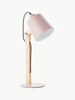 Grote bureaulamp Swivel met houten voet