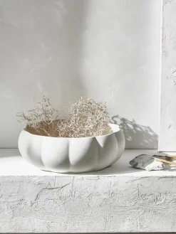 Grote decoratieve schaal Valerian van keramiek