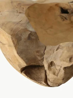 Grote decoratieve schaal Unikat van teakhout