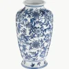 Grote decoratieve vaas Lin van porselein, H 31 cm
