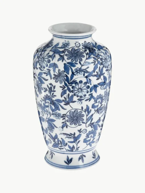 Grote decoratieve vaas Lin van porselein, H 31 cm