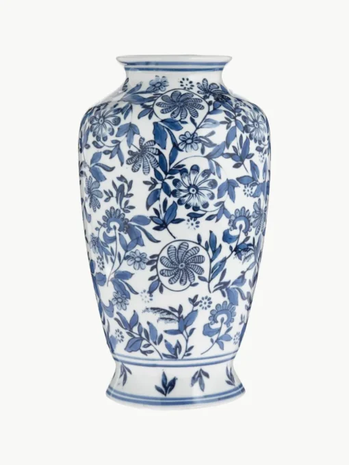 Grote decoratieve vaas Lin van porselein, H 31 cm