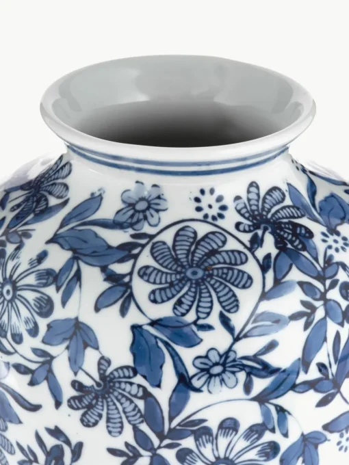 Grote decoratieve vaas Lin van porselein, H 31 cm