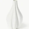 Grote 3D-geprinte Melody vaas van porselein, H 40 cm