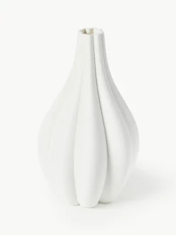 Grote 3D-geprinte Melody vaas van porselein, H 40 cm