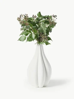 Grote 3D-geprinte Melody vaas van porselein, H 40 cm