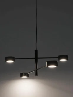 Grote dimbare LED hanglamp Clyde