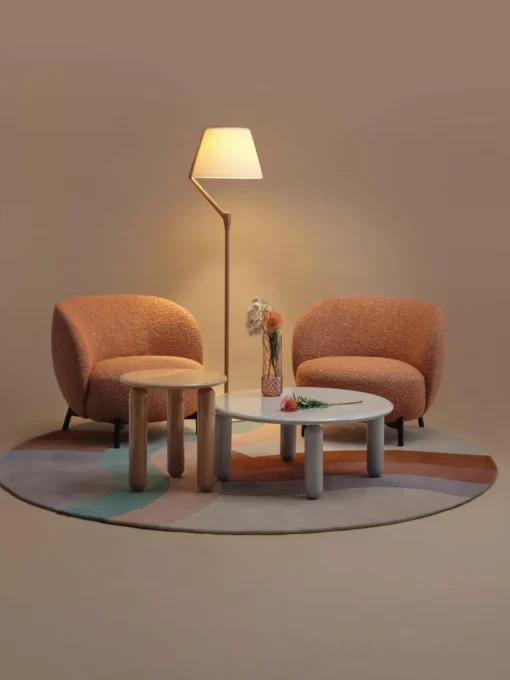 Grote dimbare LED vloerlamp Angelo Stone