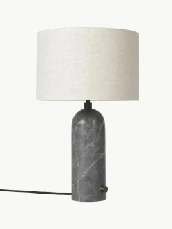 Grote dimbare tafellamp Gravity met marmeren voet, in verschillende formaten