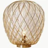 Grote dimbare tafellamp Pinecone, handgemaakt