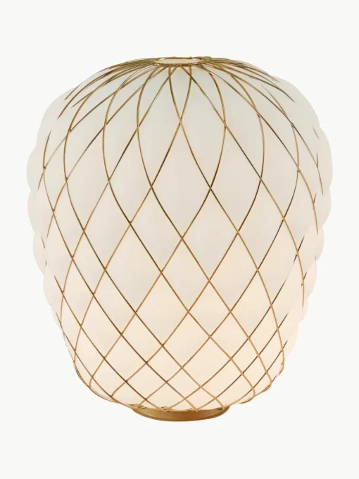 Grote dimbare tafellamp Pinecone, handgemaakt