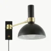 Grote dimbare wandlamp Larry met stekker