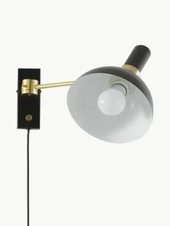 Grote dimbare wandlamp Larry met stekker