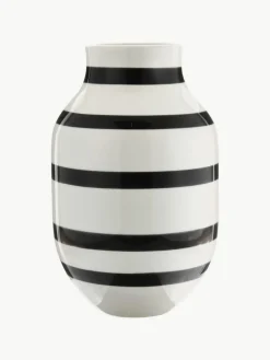 Grote handgemaakte keramische vaas Omaggio, H 31 cm