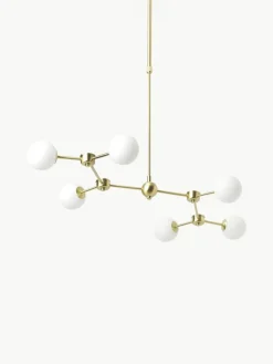 Grote hanglamp Aurelia van opaalglas