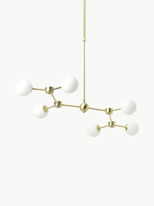 Grote hanglamp Aurelia van opaalglas