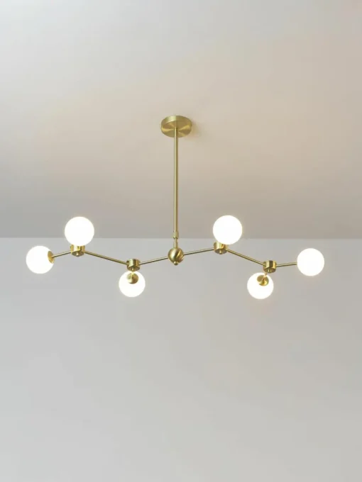 Grote hanglamp Aurelia van opaalglas