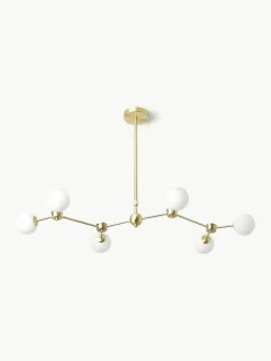 Grote hanglamp Aurelia van opaalglas