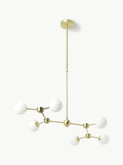 Grote hanglamp Aurelia van opaalglas