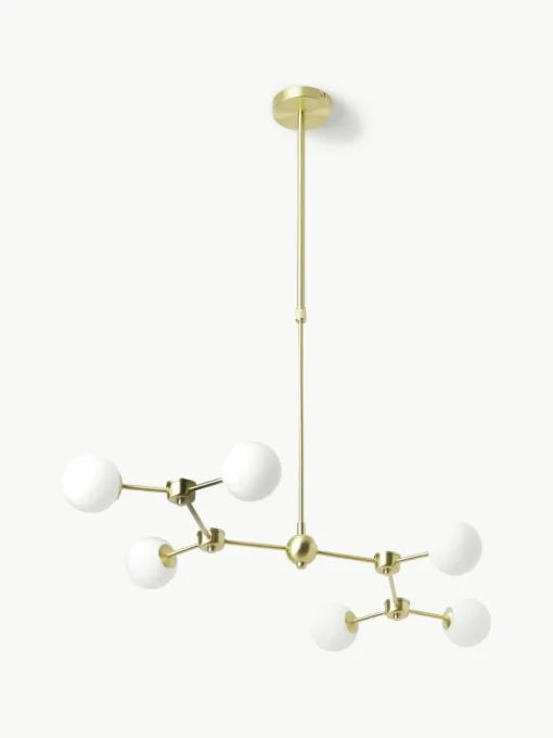 Grote hanglamp Aurelia van opaalglas