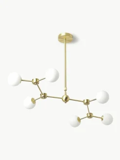 Grote hanglamp Aurelia van opaalglas