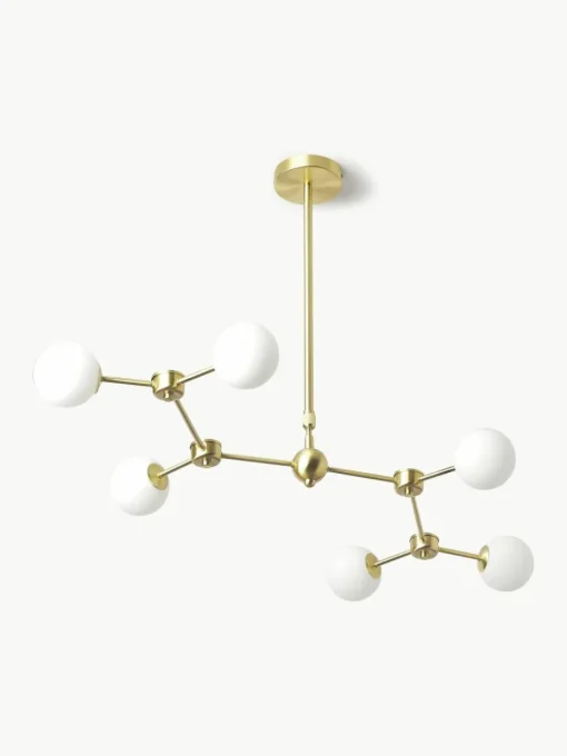 Grote hanglamp Aurelia van opaalglas