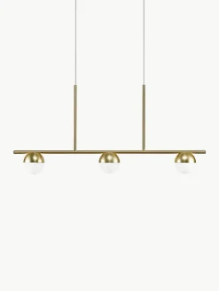 Grote hanglamp Contina met opaalglas