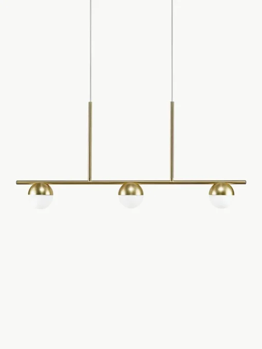 Grote hanglamp Contina met opaalglas