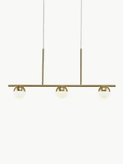 Grote hanglamp Contina met opaalglas
