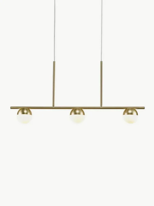 Grote hanglamp Contina met opaalglas