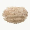 Grote hanglamp Eos van veren