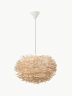 Grote hanglamp Eos van veren