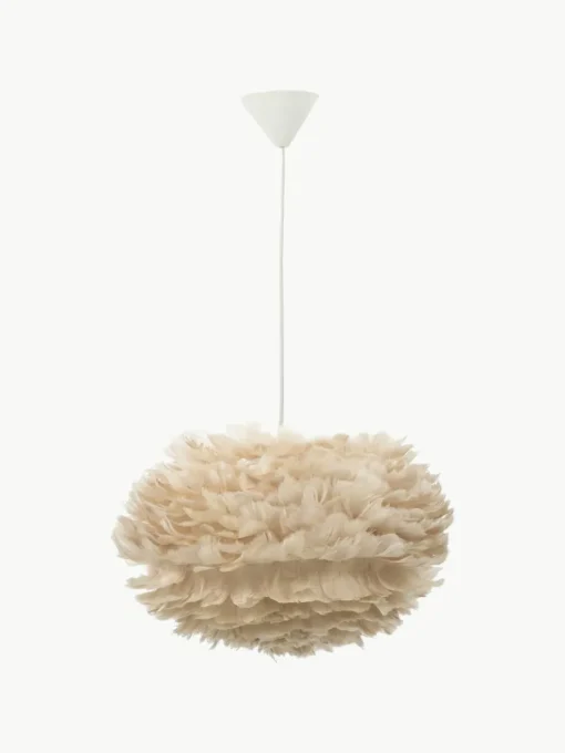 Grote hanglamp Eos van veren