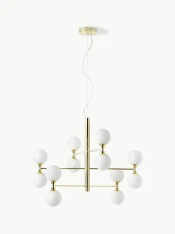 Grote hanglamp Grover met opaal glazen bollen