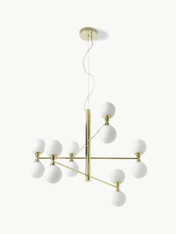 Grote hanglamp Grover met opaal glazen bollen