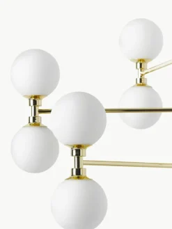 Grote hanglamp Grover met opaal glazen bollen