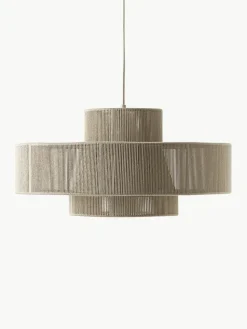 Grote hanglamp Lace uit linnendraden