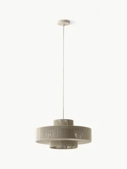 Grote hanglamp Lace uit linnendraden