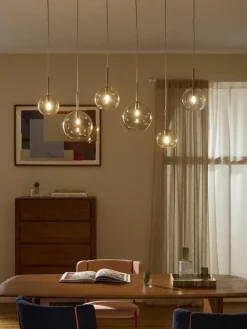 Grote hanglamp met glazen bollen Raquel