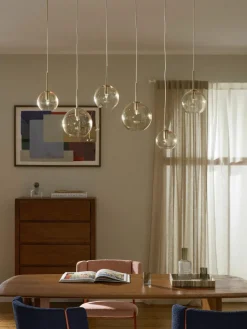 Grote hanglamp met glazen bollen Raquel