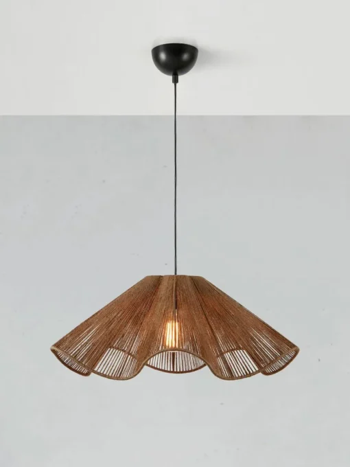 Grote hanglamp Nami van jute
