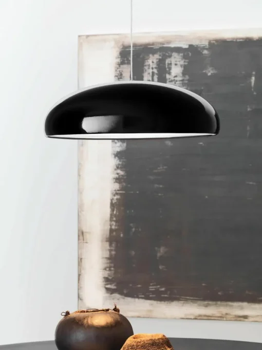 Grote hanglamp Pangen, handgemaakt