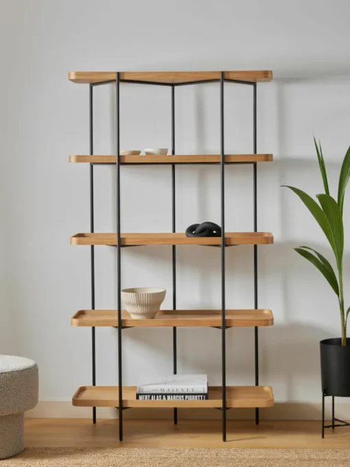 Grote houten wandrek Renee
