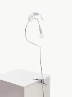 Grote klem tafellamp Sparrow, verstelbaar