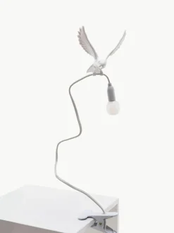 Grote klem tafellamp Sparrow, verstelbaar