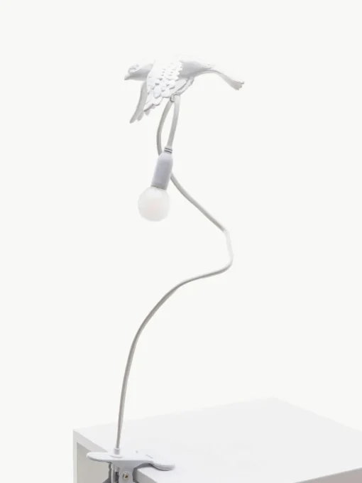 Grote klem tafellamp Sparrow, verstelbaar