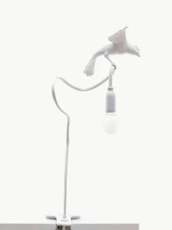 Grote klem tafellamp Sparrow, verstelbaar