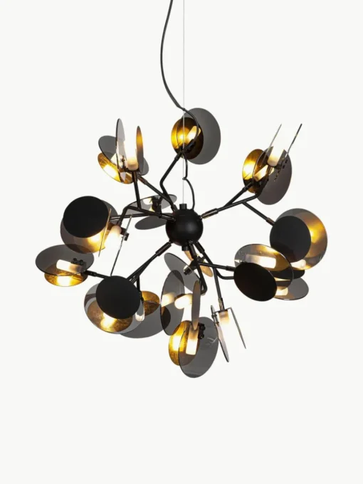 Grote LED hanglamp Turno met diffusorschijven